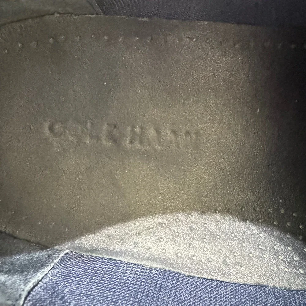 Cole Haan Men's Oxford Shoes 13 M Driftwood Gray Leather Cap‎ Toe C25400 Good